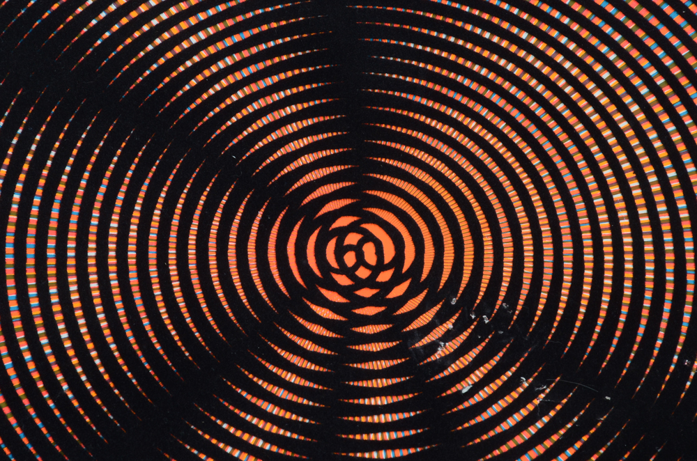 Vintage Psychedelic "Hypnotizer" Felt Poster