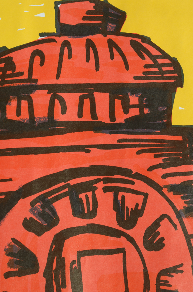 Reese James Lithographic Poster "Peace on You"