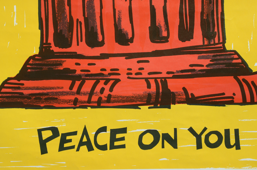Reese James Lithographic Poster "Peace on You"
