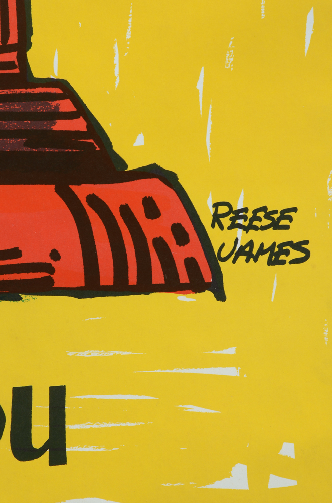 Reese James Lithographic Poster "Peace on You"