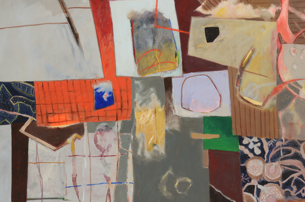 Fran Watson Original Large-Scale Acrylic on Canvas "Remnants"