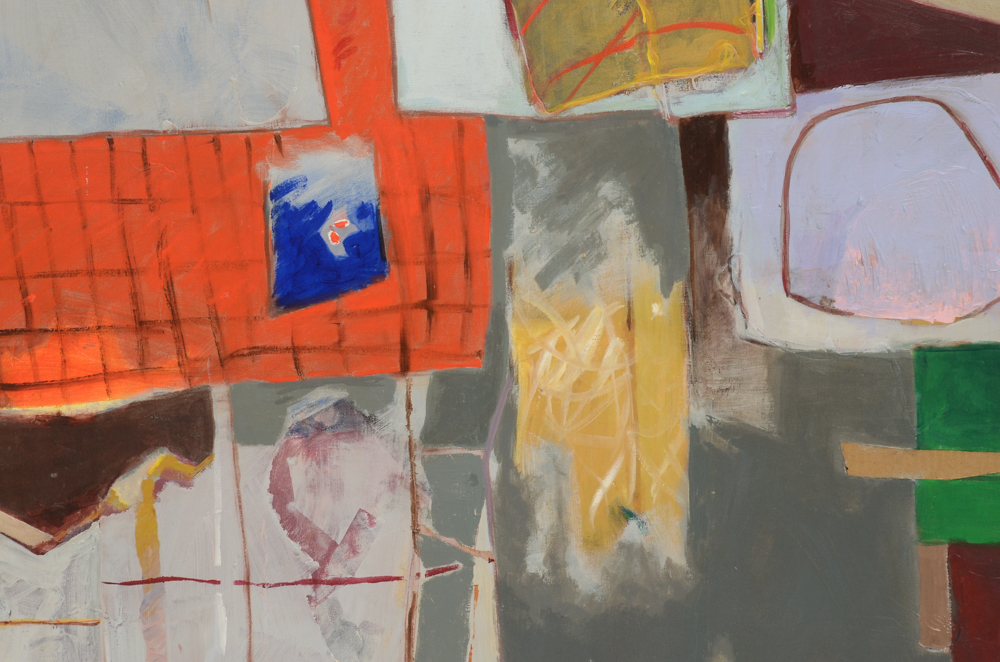 Fran Watson Original Large-Scale Acrylic on Canvas "Remnants"