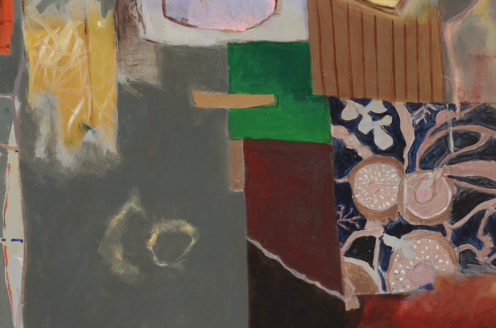 Fran Watson Original Large-Scale Acrylic on Canvas "Remnants"