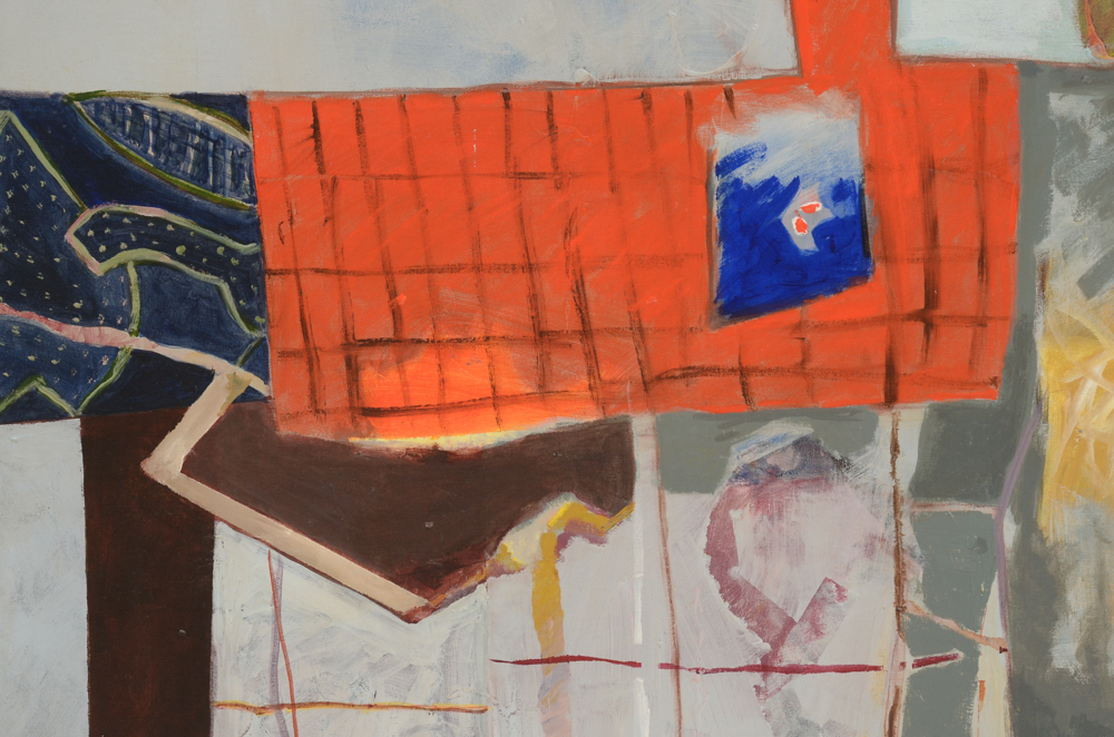 Fran Watson Original Large-Scale Acrylic on Canvas "Remnants"