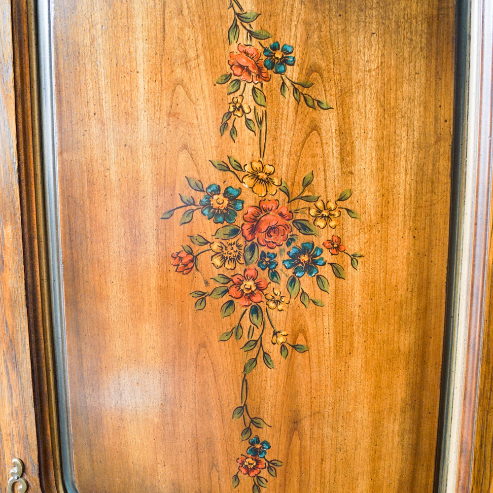 Provincial Louis XV Style Armoire by Heritage Furniture