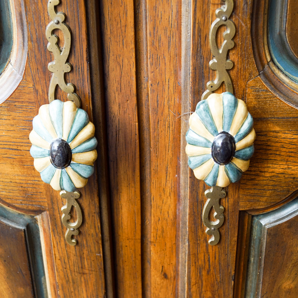 Provincial Louis XV Style Armoire by Heritage Furniture