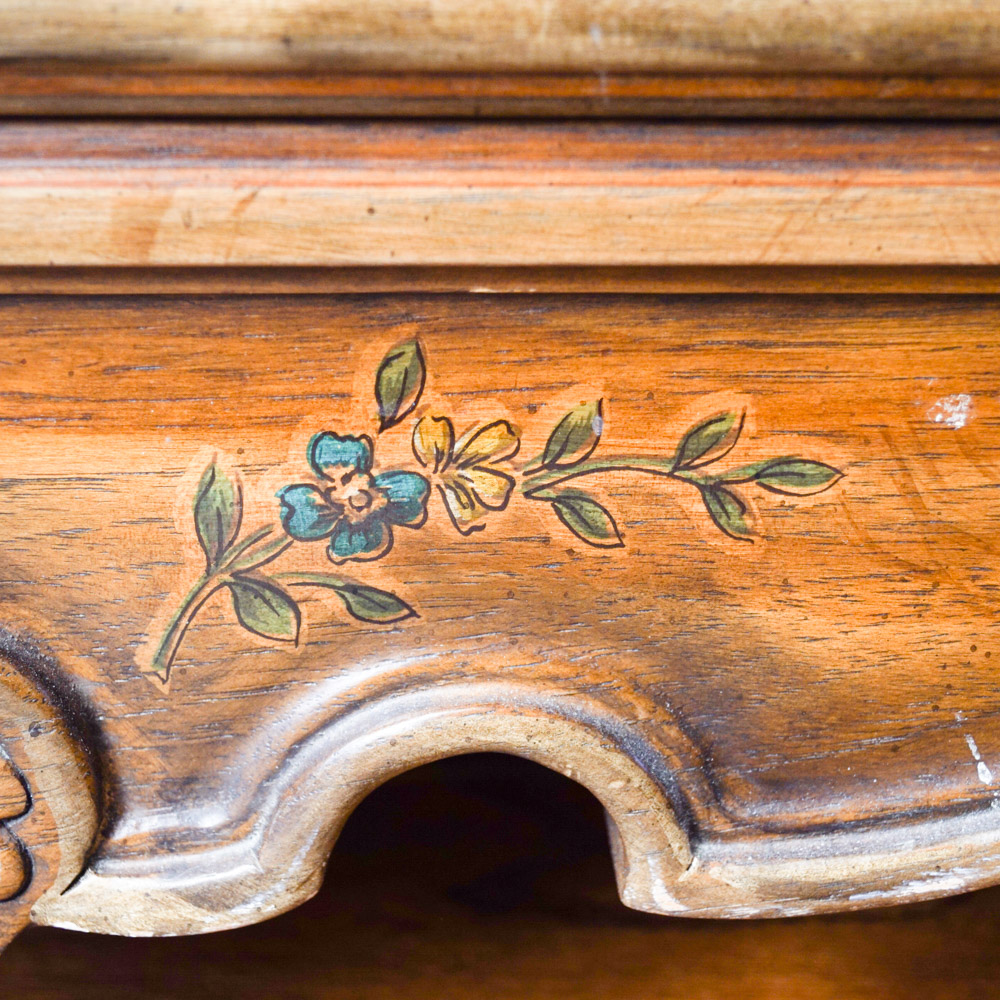 Provincial Louis XV Style Armoire by Heritage Furniture