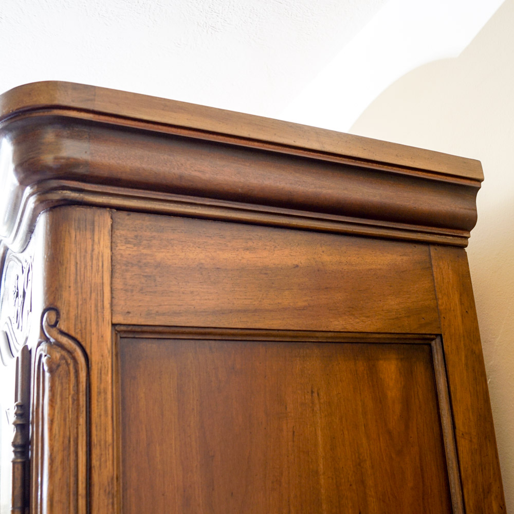 Provincial Louis XV Style Armoire by Heritage Furniture