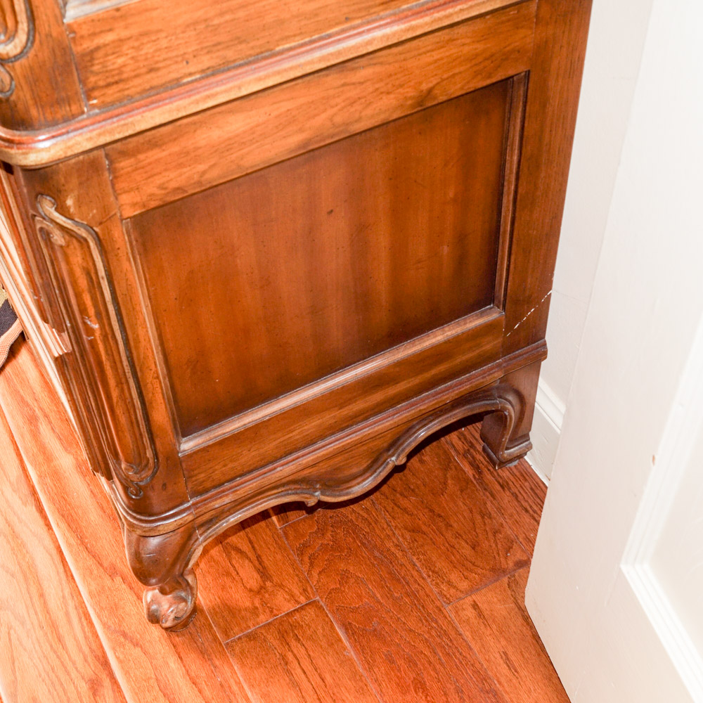 Provincial Louis XV Style Armoire by Heritage Furniture