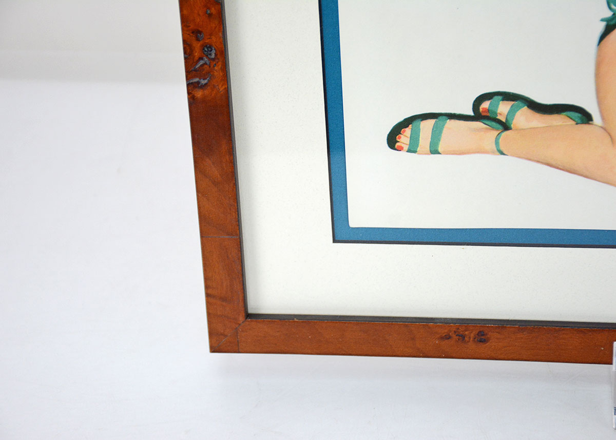 Al Moore Vintage "Esquire" Magazine August 1950 Pin Up Page