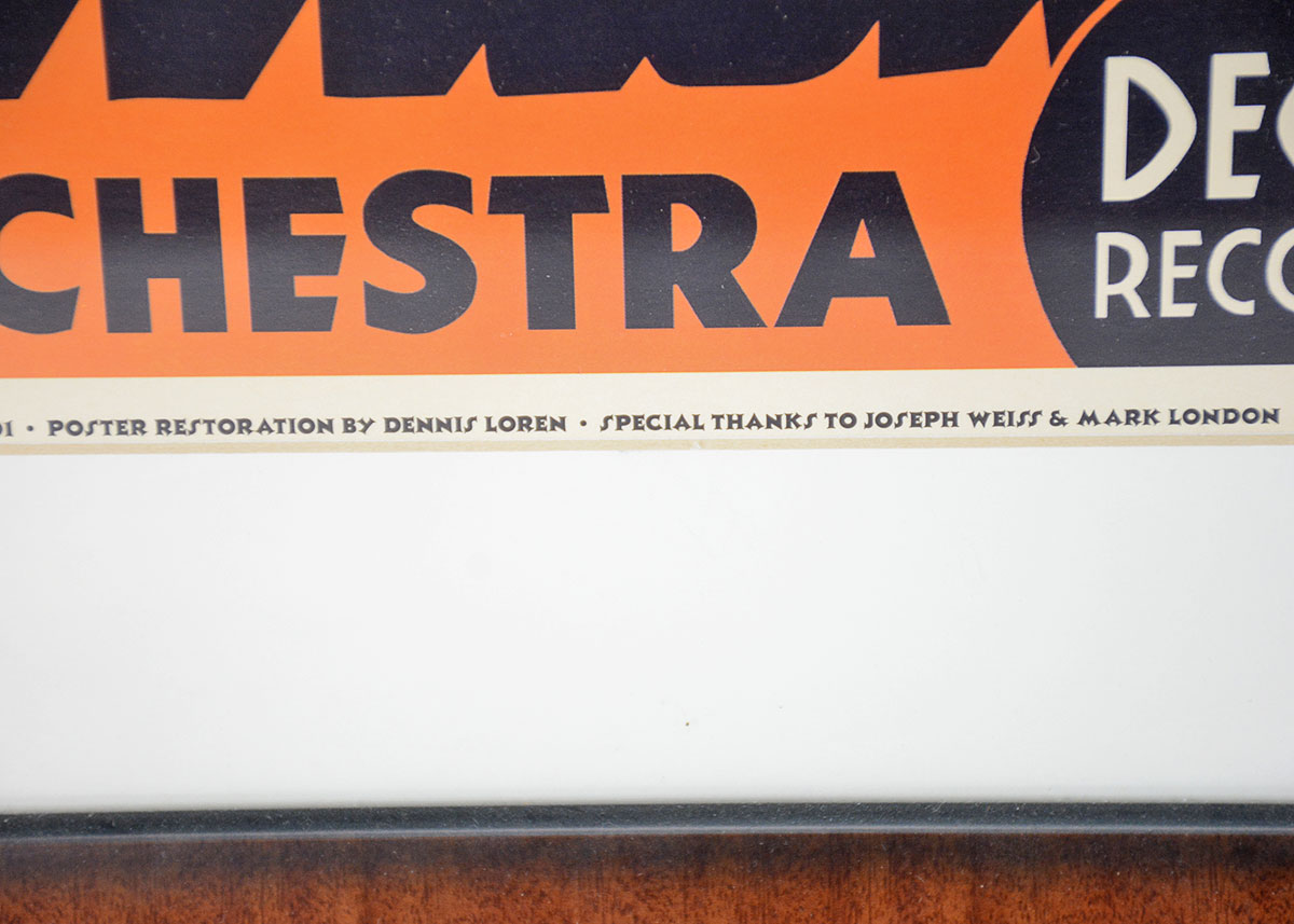 Offset Lithograph Reproduction of 1935 Louis Armstrong Poster