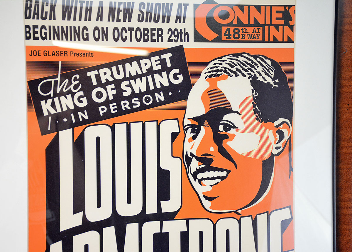 Offset Lithograph Reproduction of 1935 Louis Armstrong Poster