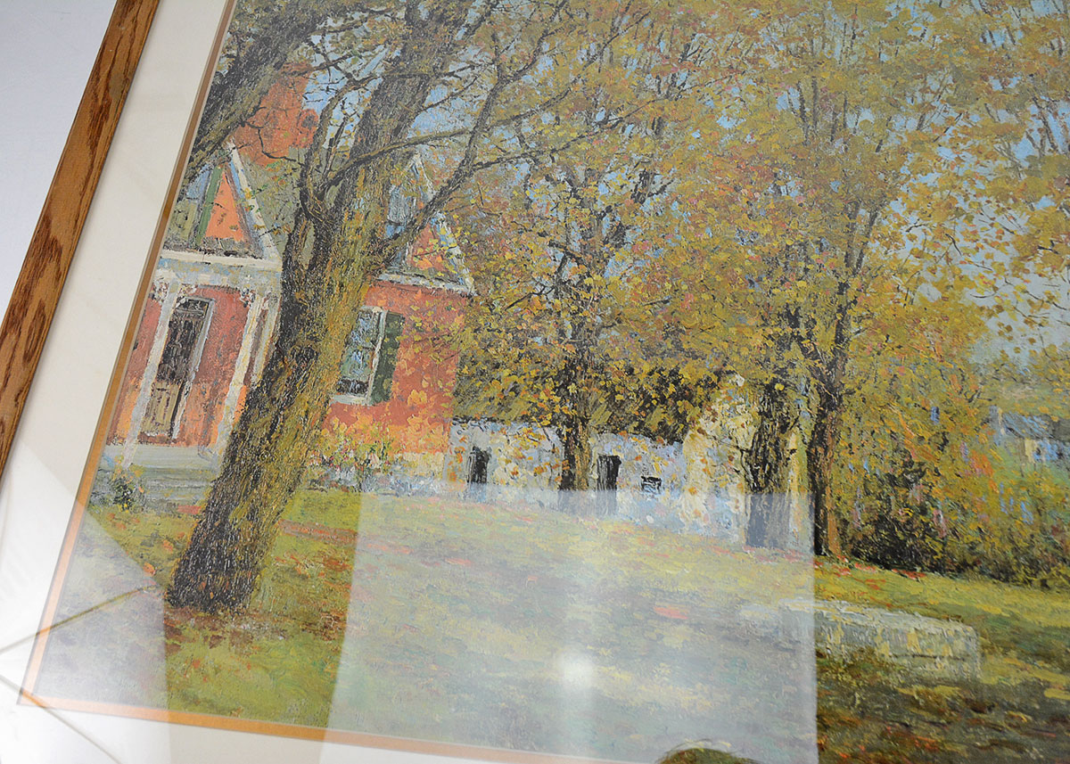 Paul Sawyier Framed Offset Lithograph "The Professor's House"