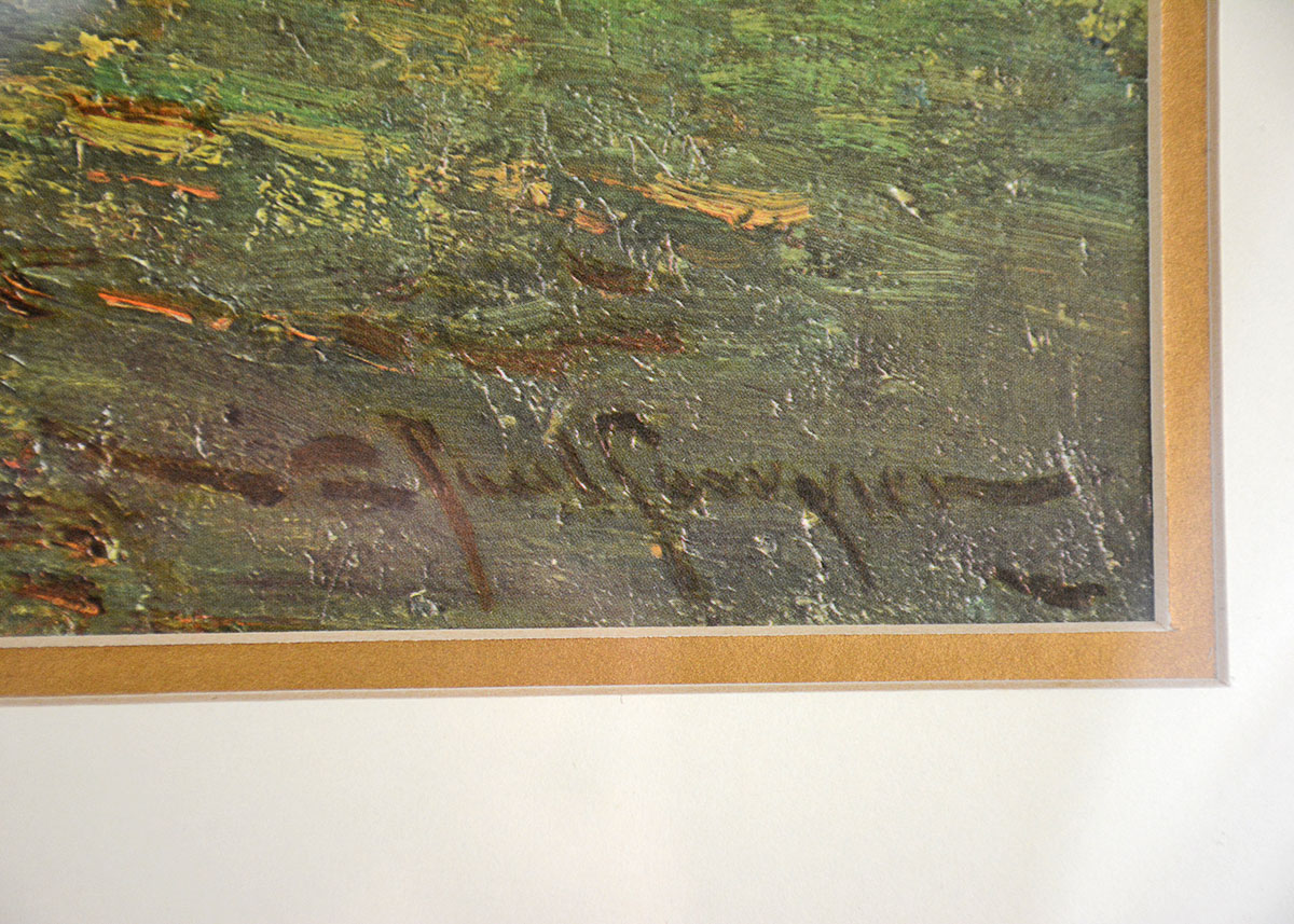 Paul Sawyier Framed Offset Lithograph "The Professor's House"