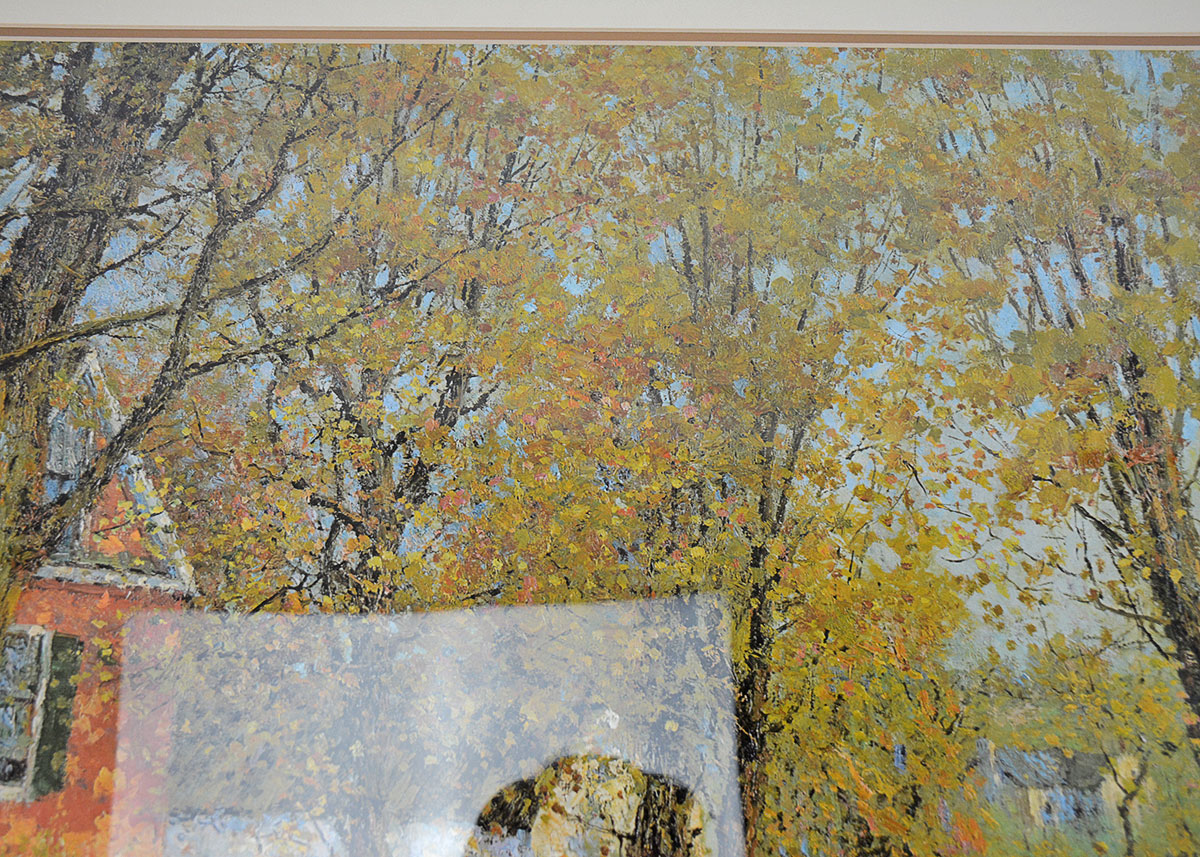 Paul Sawyier Framed Offset Lithograph "The Professor's House"