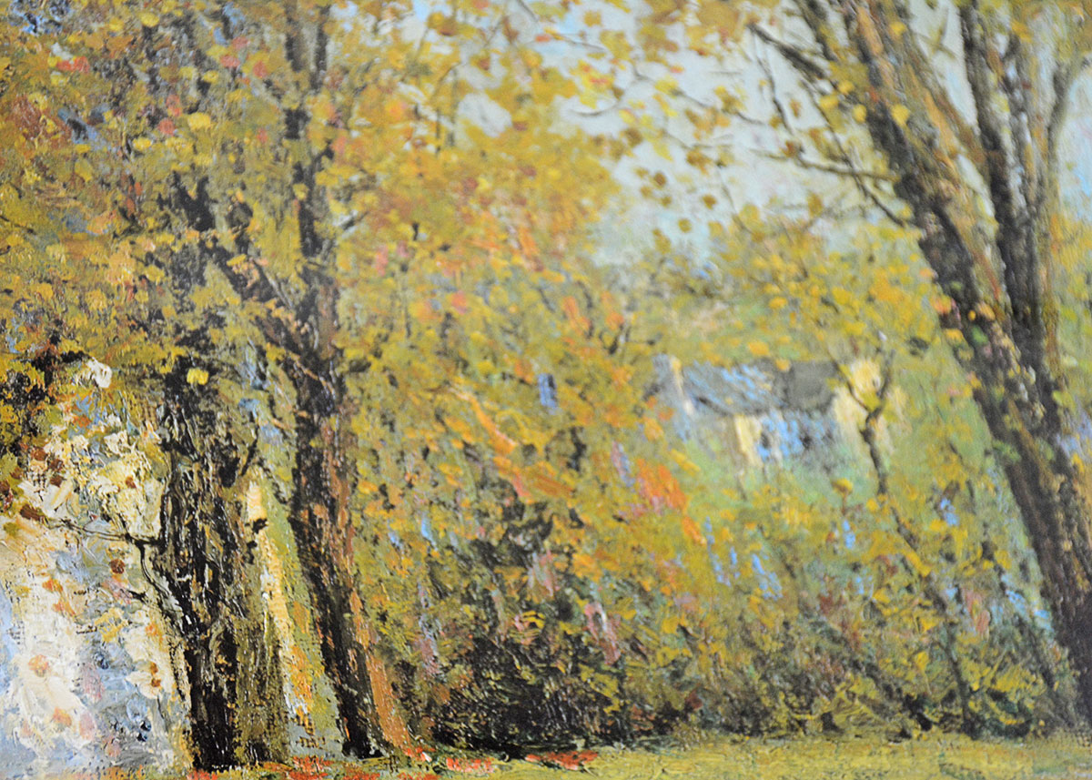 Paul Sawyier Framed Offset Lithograph "The Professor's House"