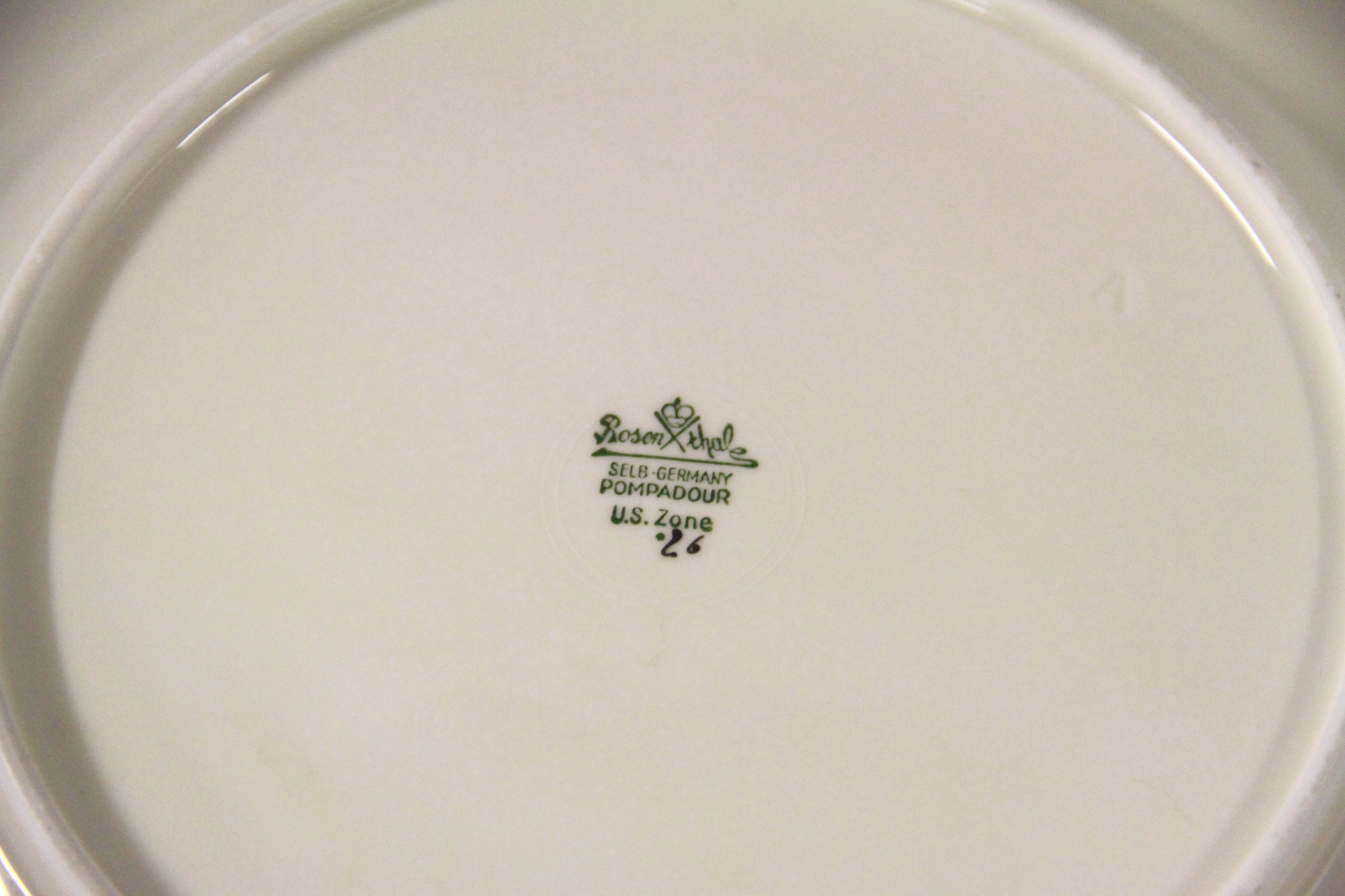 Decorative Plates Including Rosenthal and Porcelain Figurine