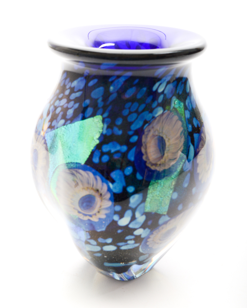 Robert Eickholt Hand-Blown Glass Vessel