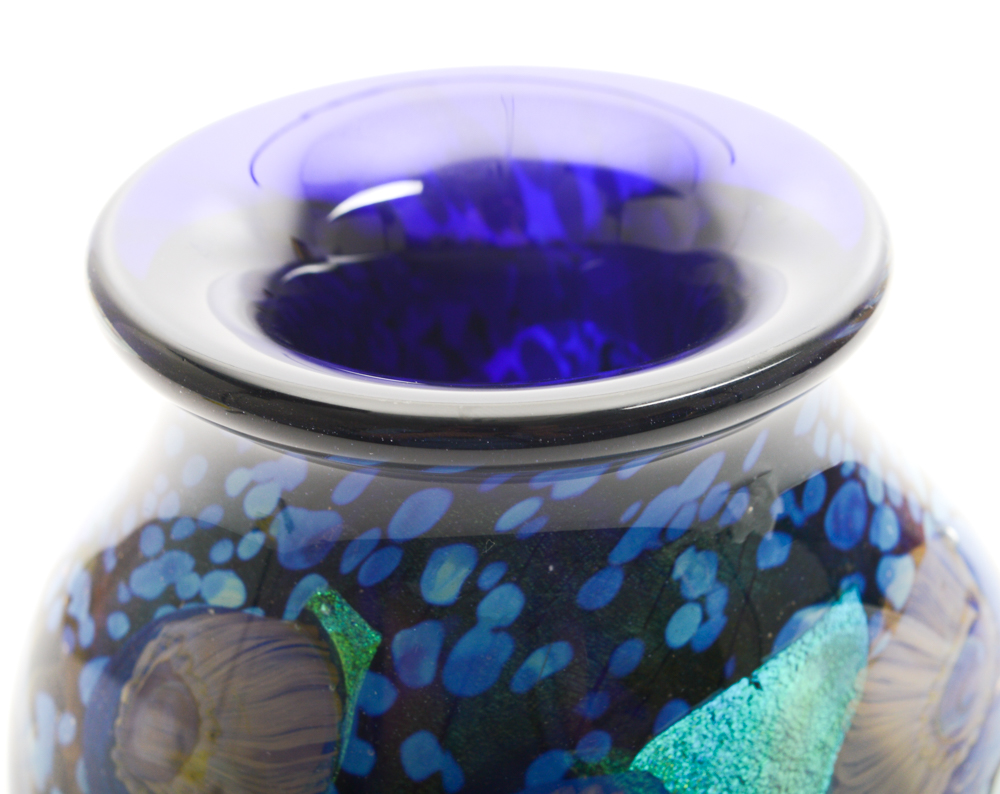 Robert Eickholt Hand-Blown Glass Vessel