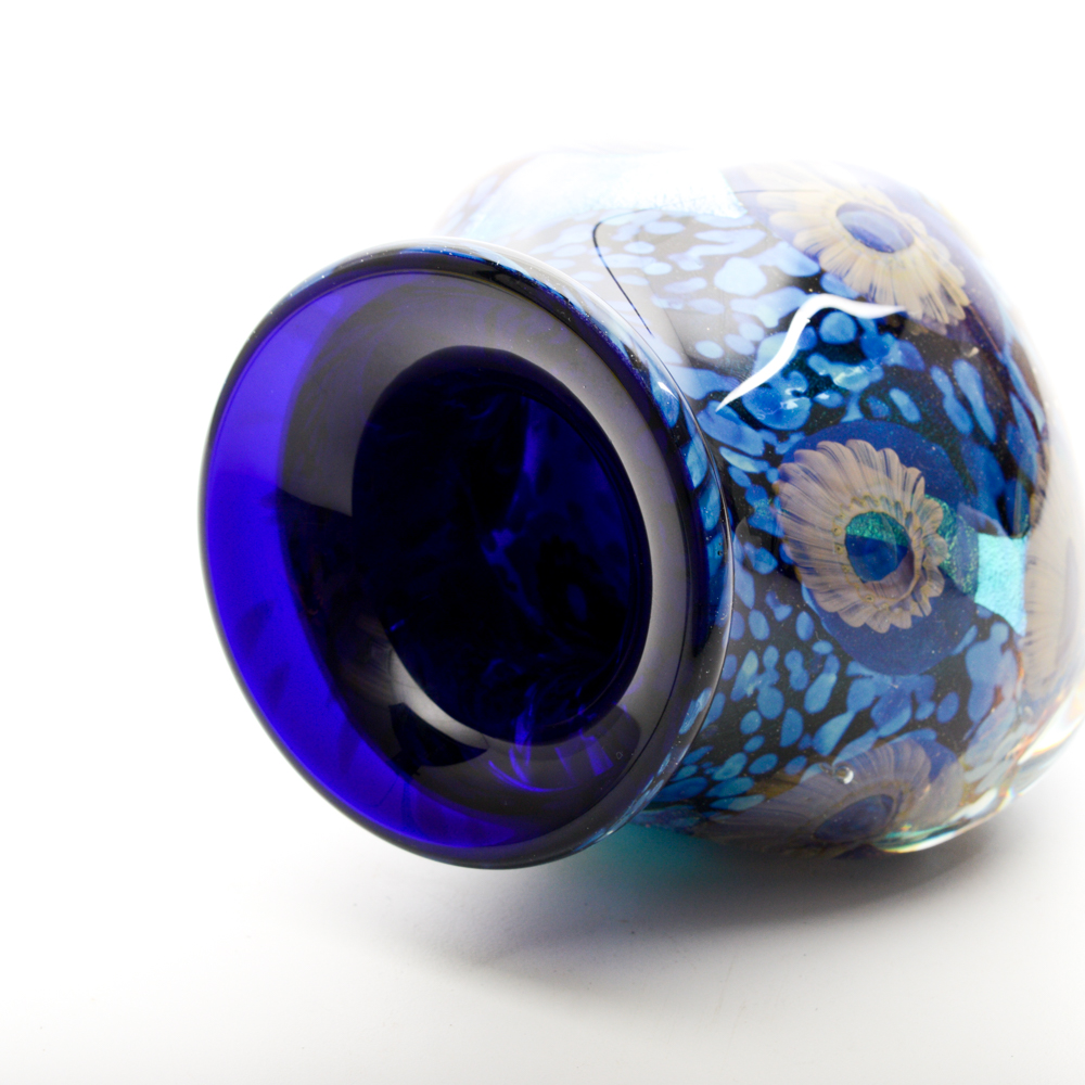 Robert Eickholt Hand-Blown Glass Vessel