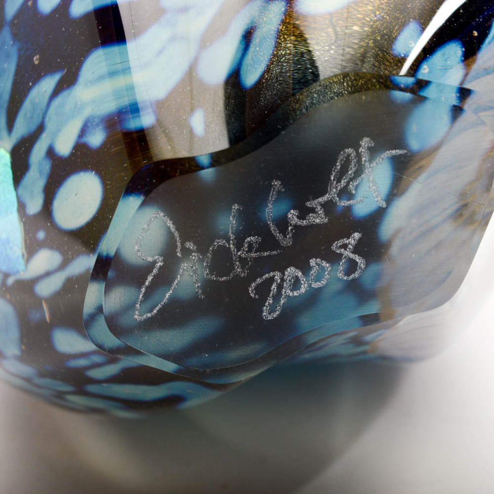 Robert Eickholt Hand-Blown Glass Vessel