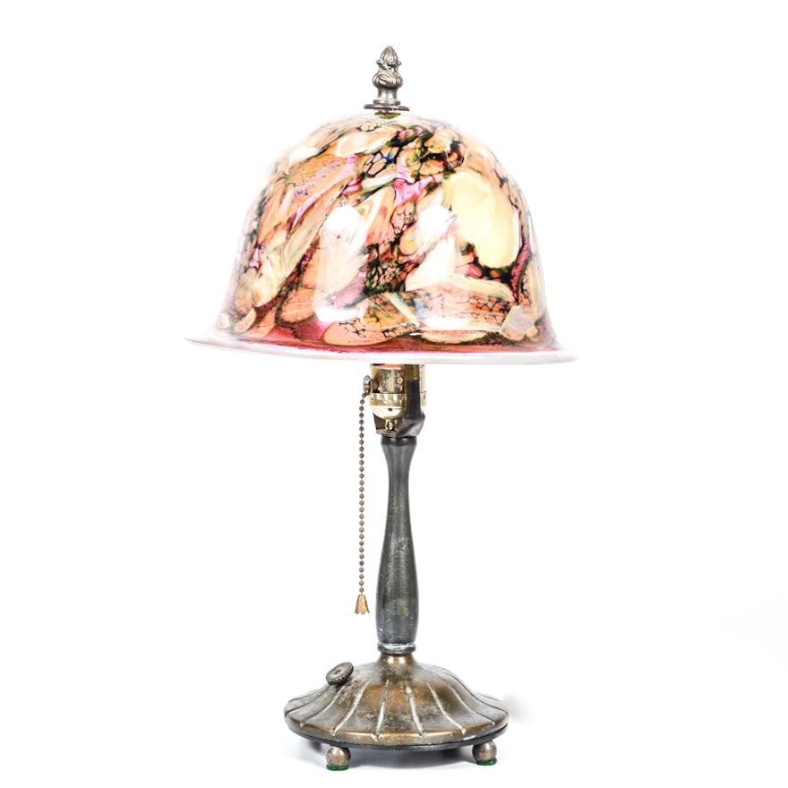 Robert Eickholt Art Glass Table Lamp