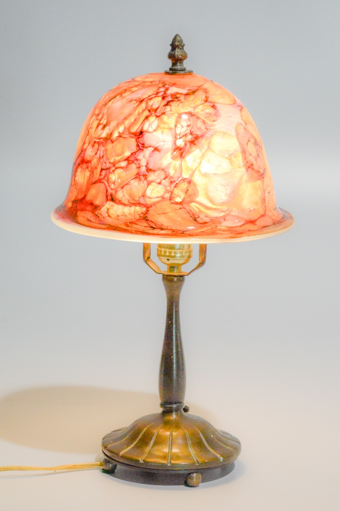 Robert Eickholt Art Glass Table Lamp