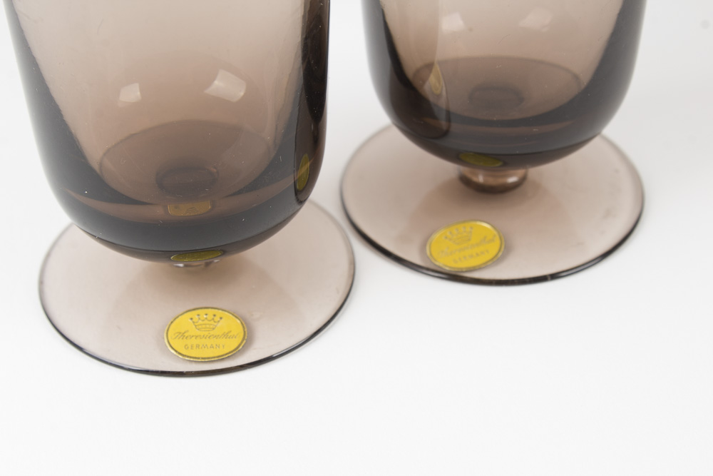 Theresienthal Germany "Catalina Topaz" Crystal Stemware