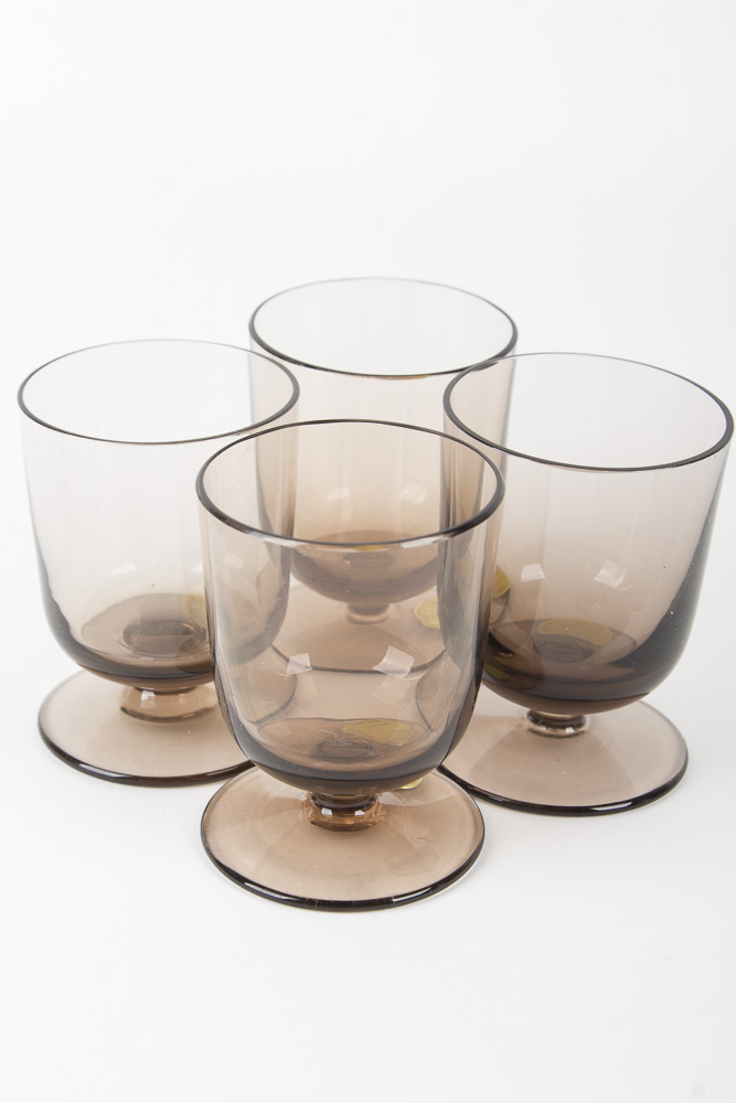 Theresienthal Germany "Catalina Topaz" Crystal Stemware