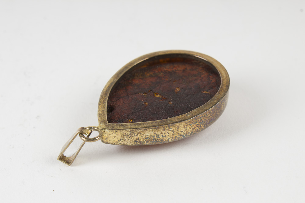 Silver Amber Bracelet and Pendant