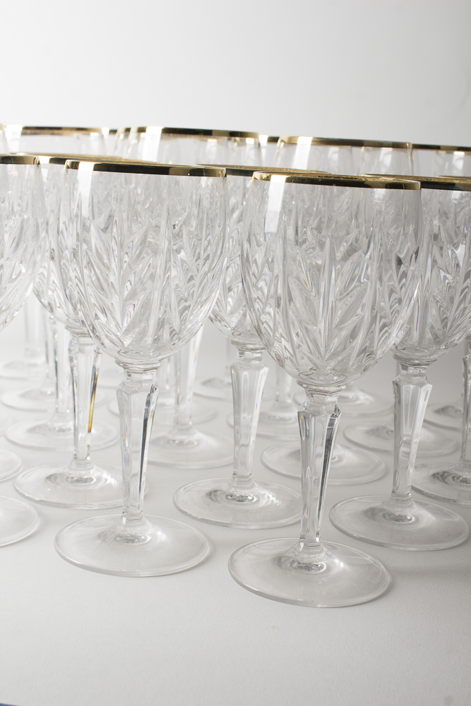 Gorham Crystal "Lady Anne" Stemware EBTH