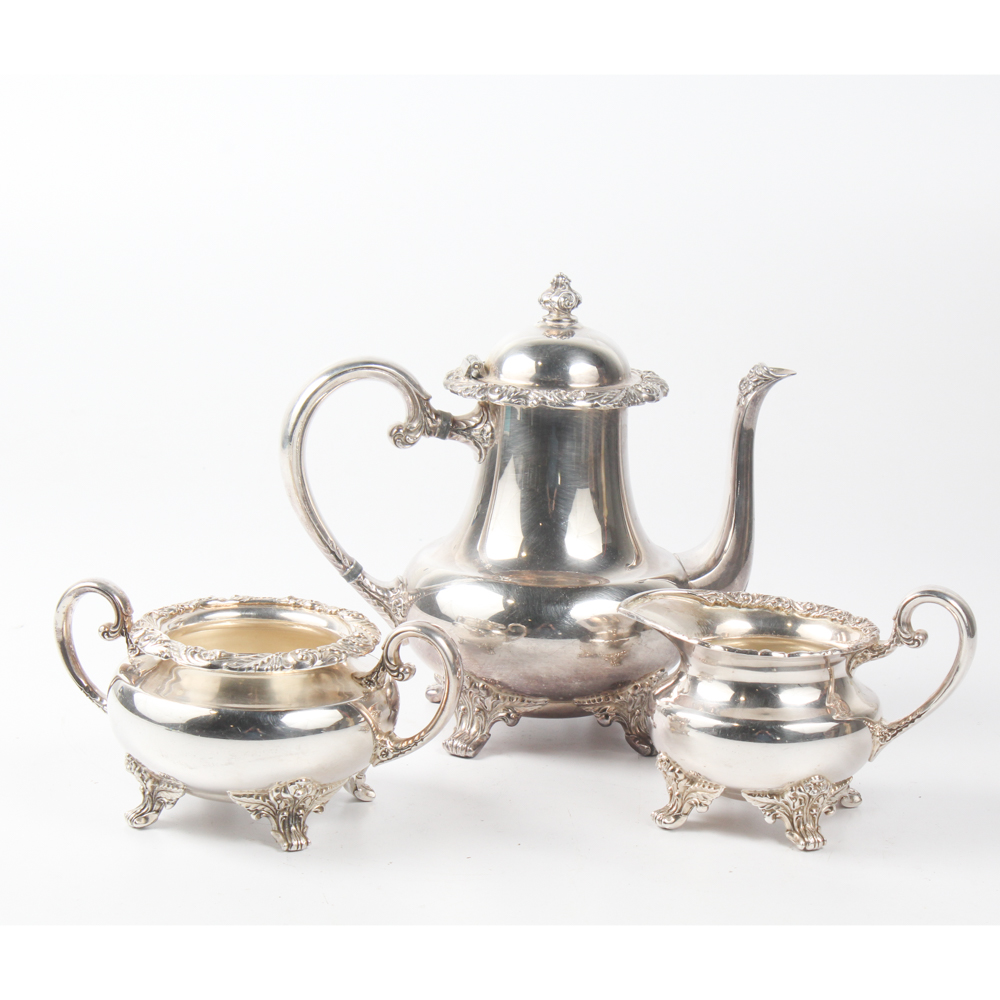 Wilcox "Saybrook Manor" Silver Plate Coffee Service