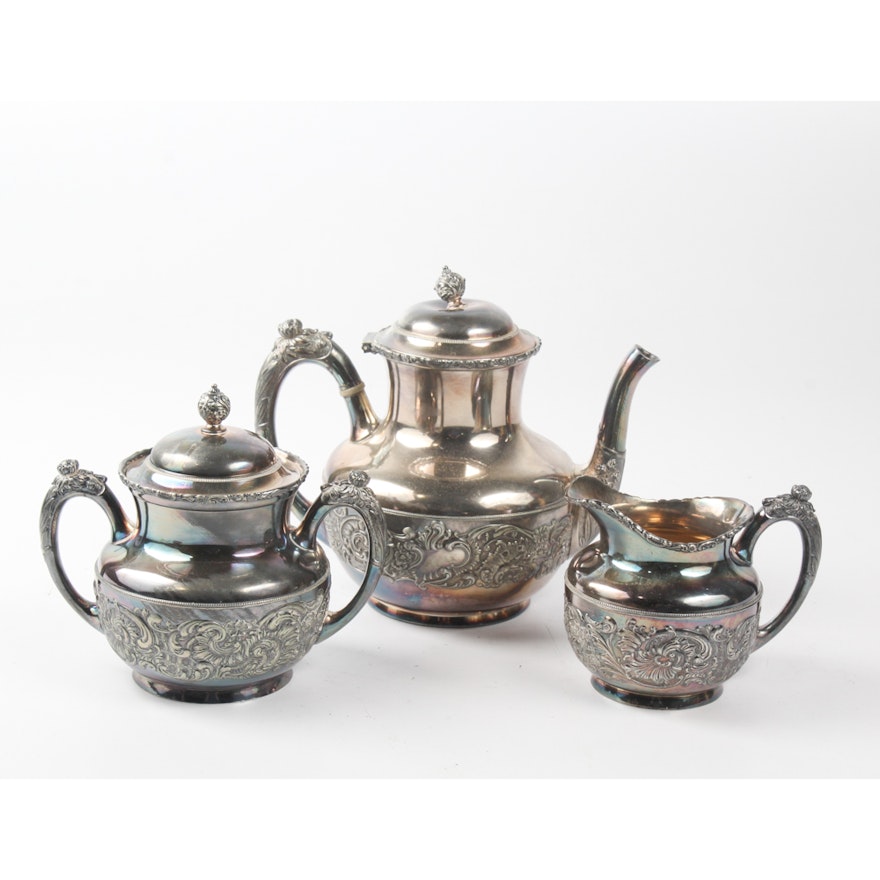 Middletown Plate Co. Silver Plate Tea Service