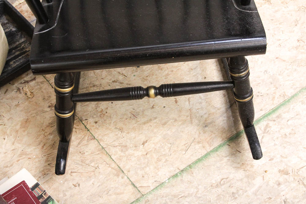 Hitchcock Style Hand Painted Rocking Chair