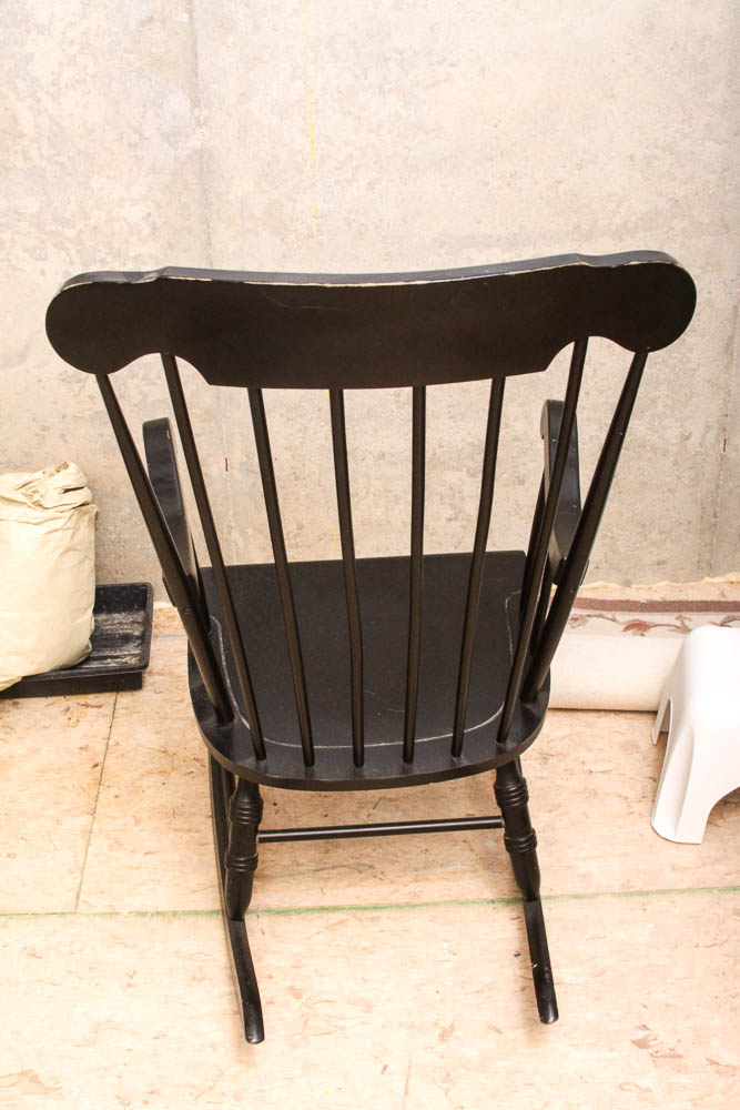 Hitchcock Style Hand Painted Rocking Chair