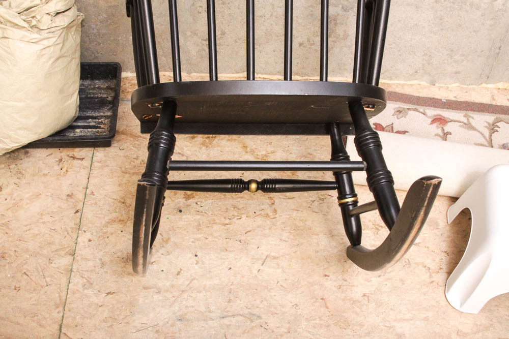 Hitchcock Style Hand Painted Rocking Chair