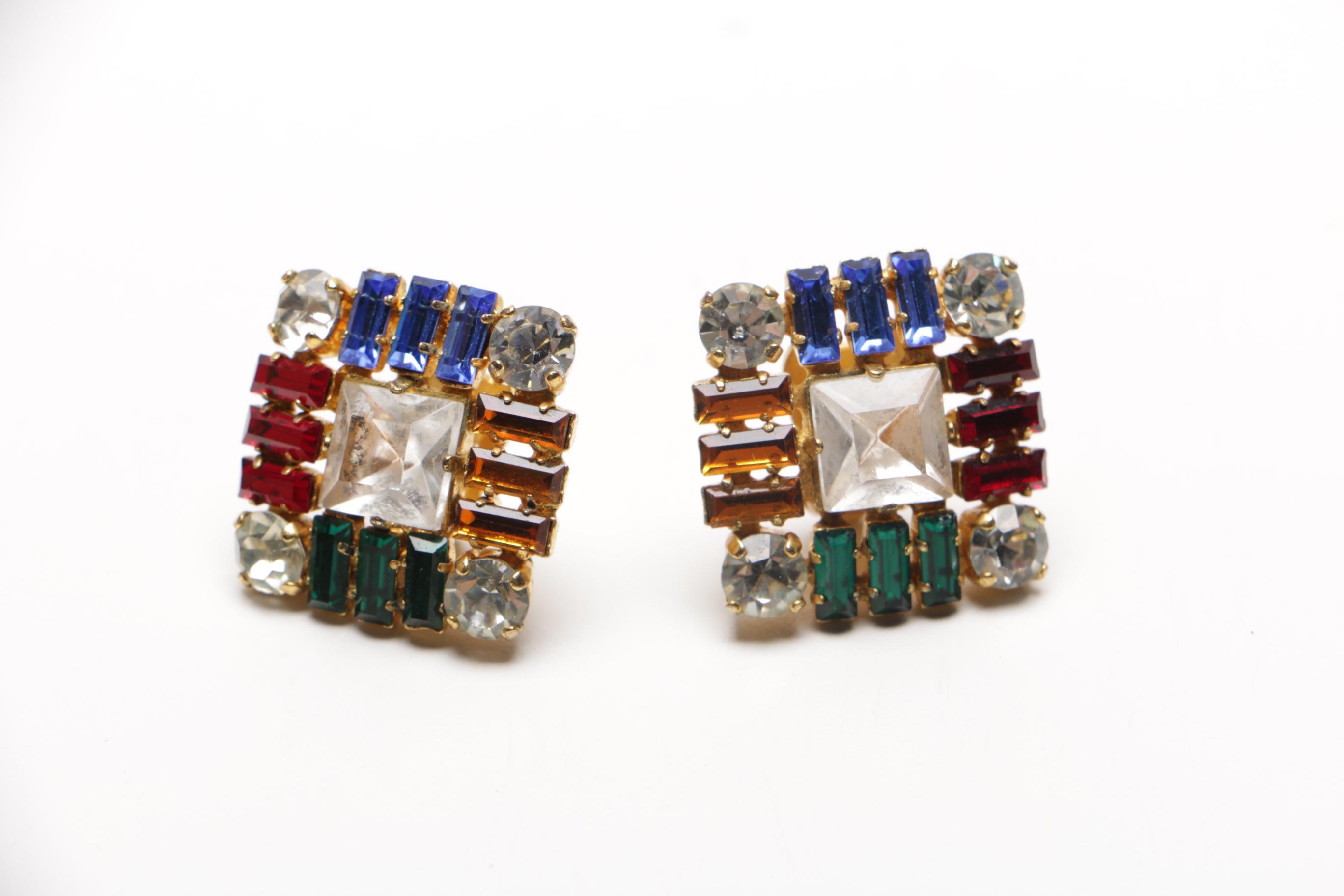 Assortment of Gold Tone Costume Jewelry