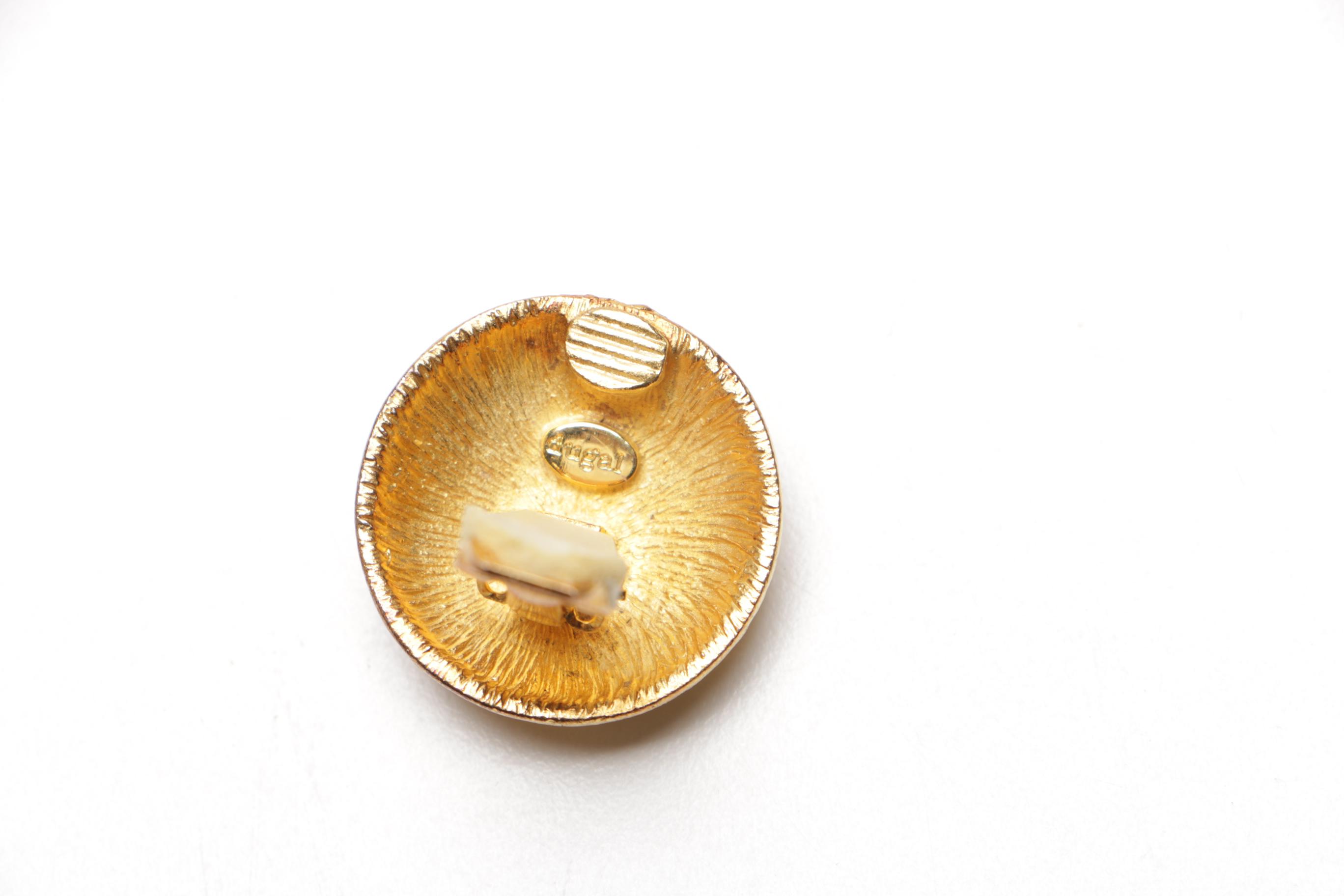 Assortment of Gold Tone Costume Jewelry