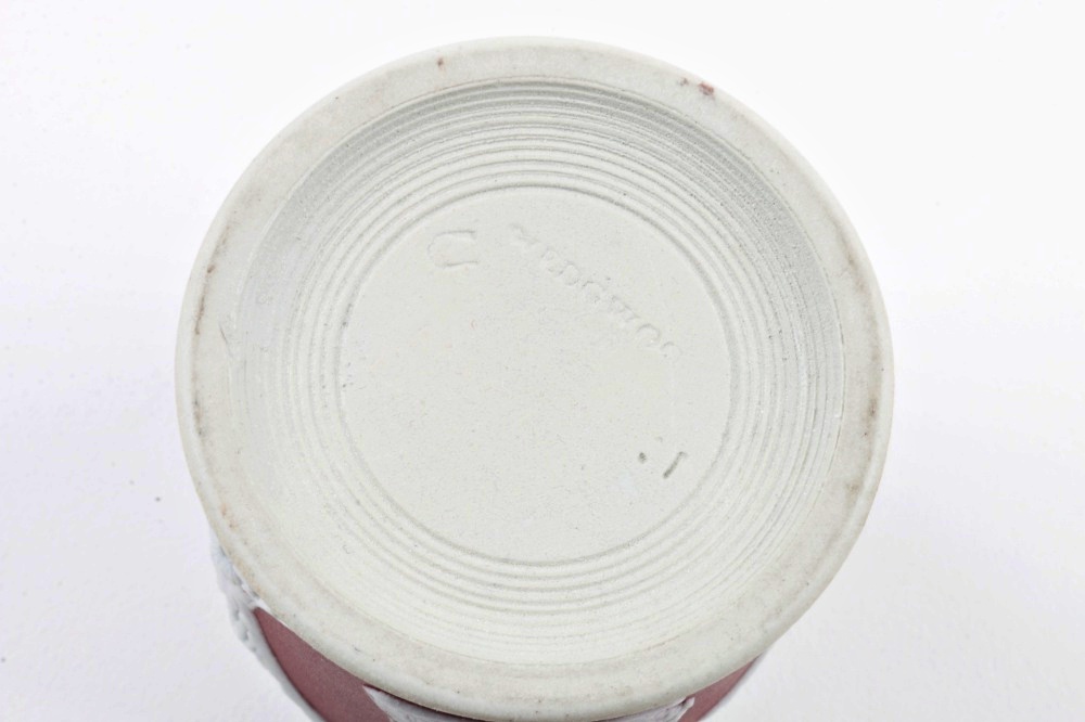 Two Wedgwood Red Jasperware Trinket Boxes