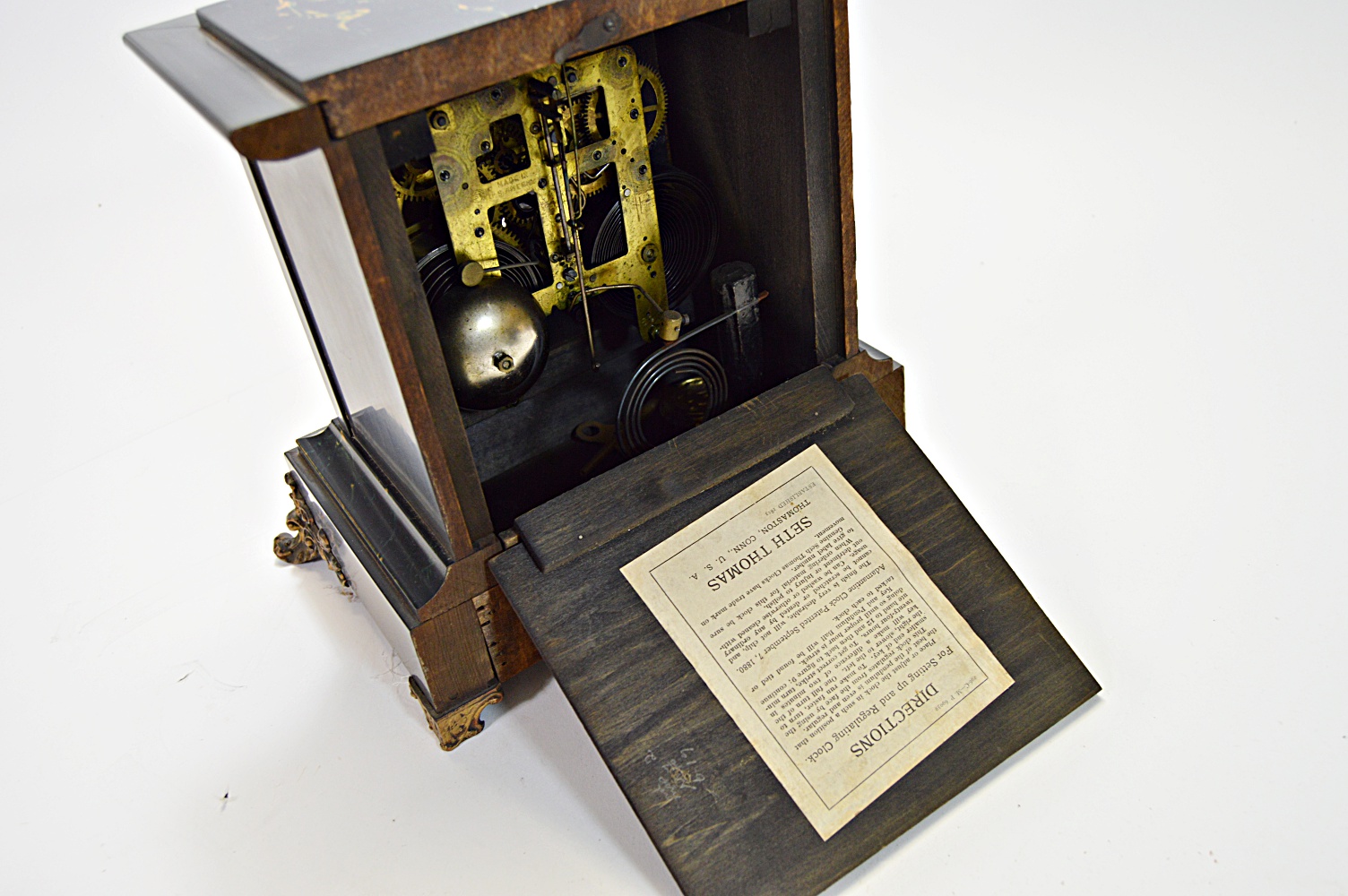 1880s Seth Thomas "Adamantine" Mantle Clock