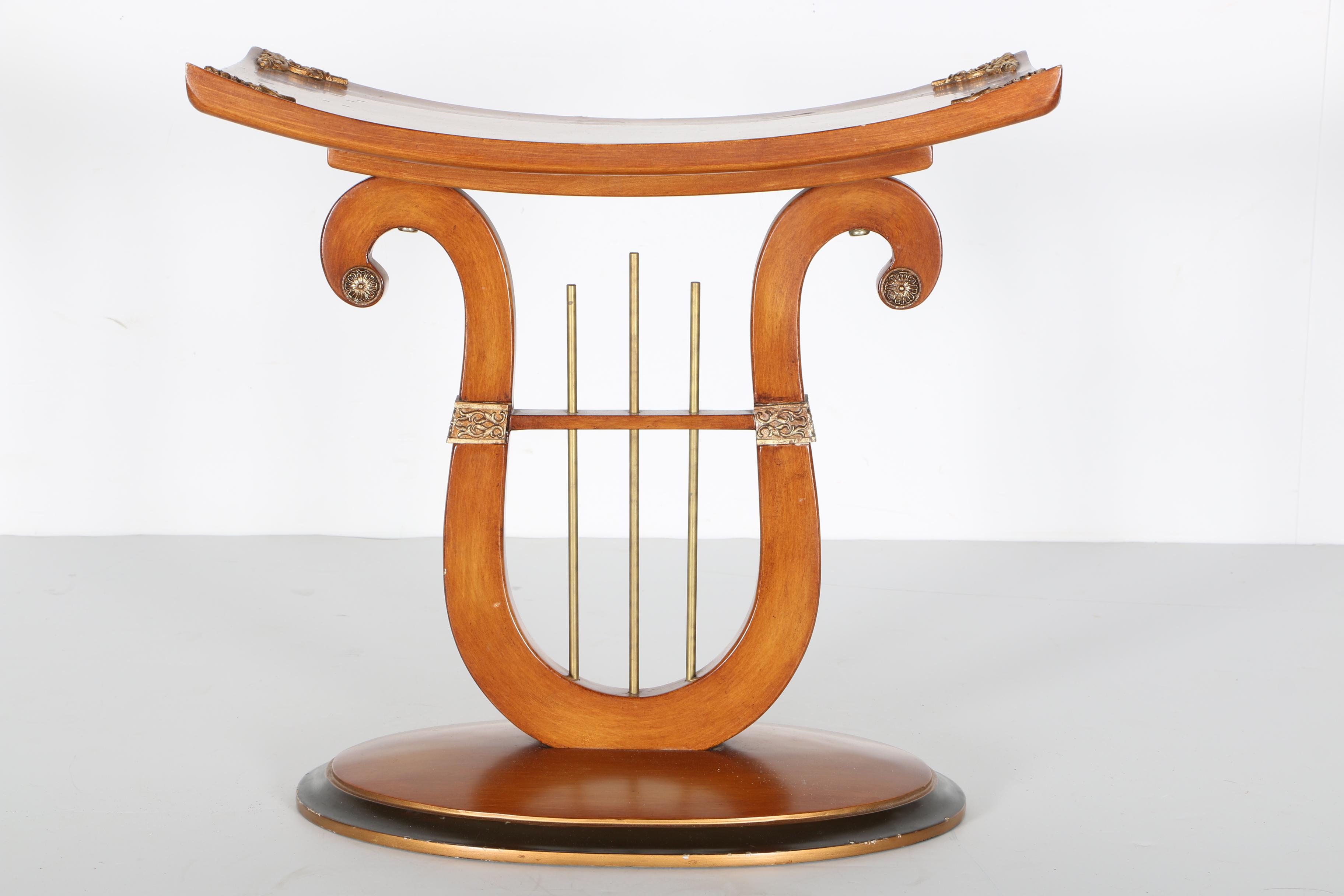 Lyre Accent Table