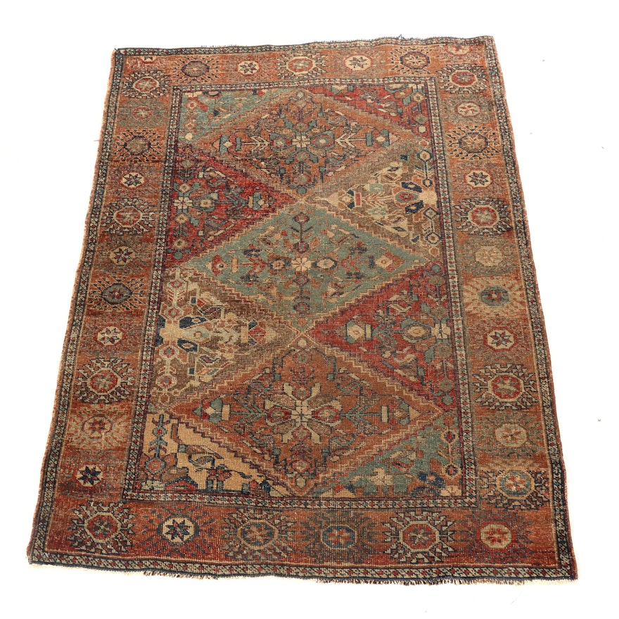Hand-Knotted Turkish Yuruk Styled Accent Rug