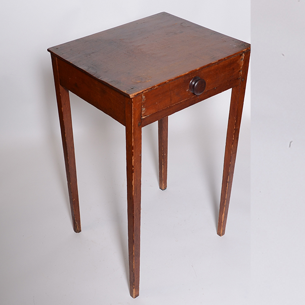 Early 19th Century Country Hepplewhite One-Drawer Stand