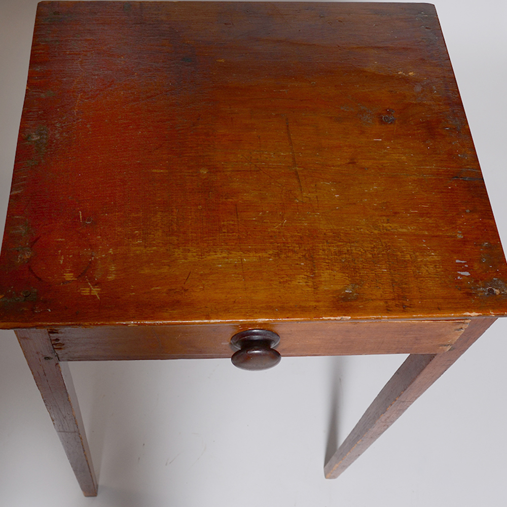 Early 19th Century Country Hepplewhite One-Drawer Stand