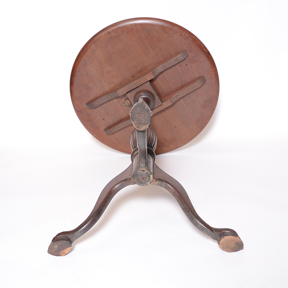 Antique Chippendale Style Tilt-Top Candlestand