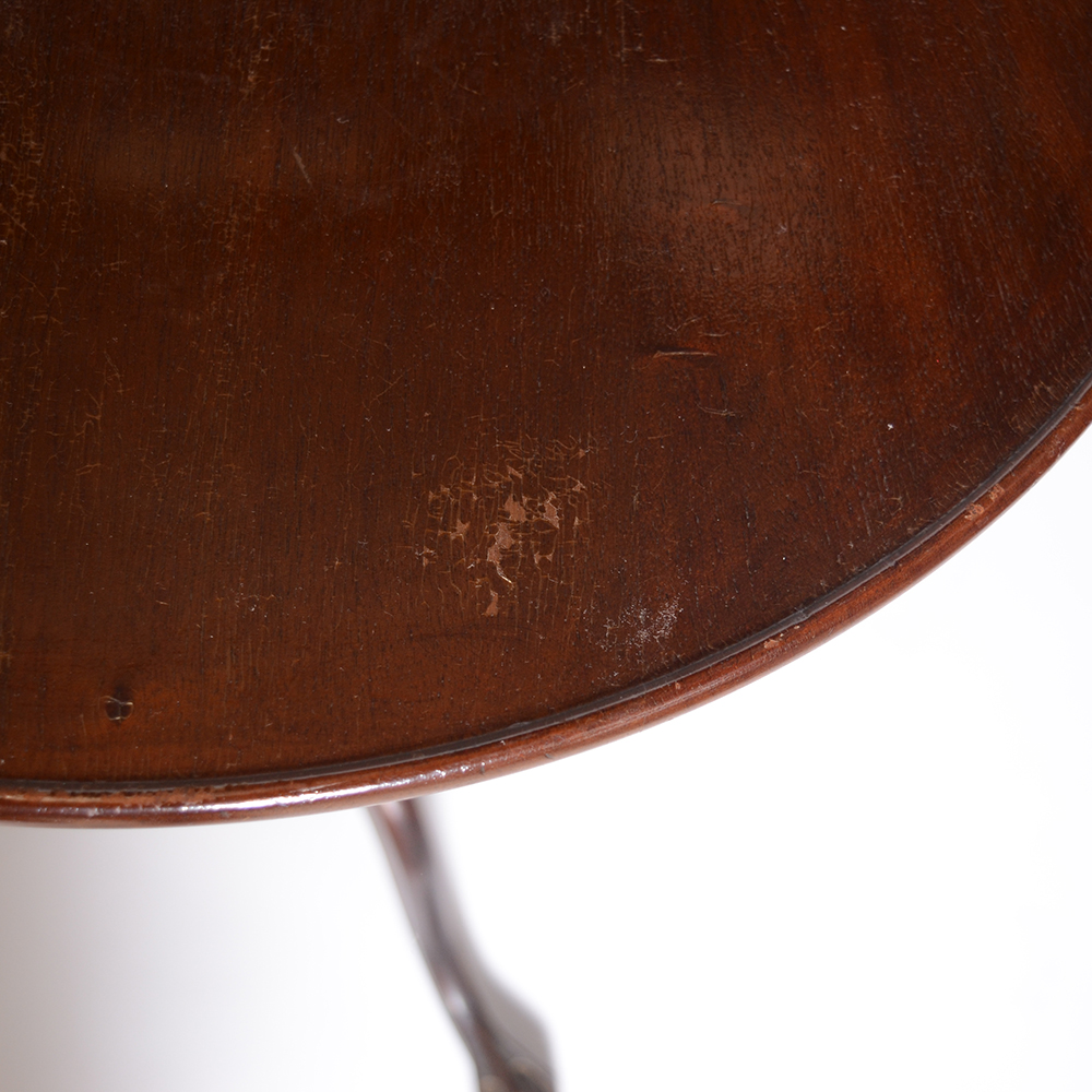 Antique Chippendale Style Tilt-Top Candlestand