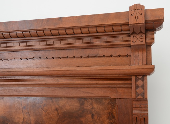 Antique Eastlake Double Bed Frame