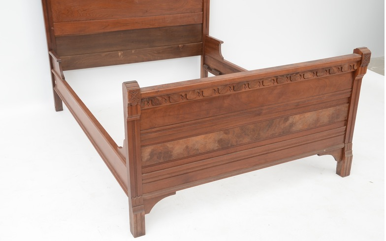 Antique Eastlake Double Bed Frame