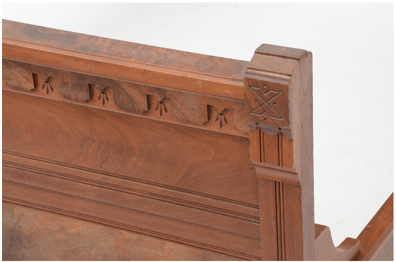 Antique Eastlake Double Bed Frame