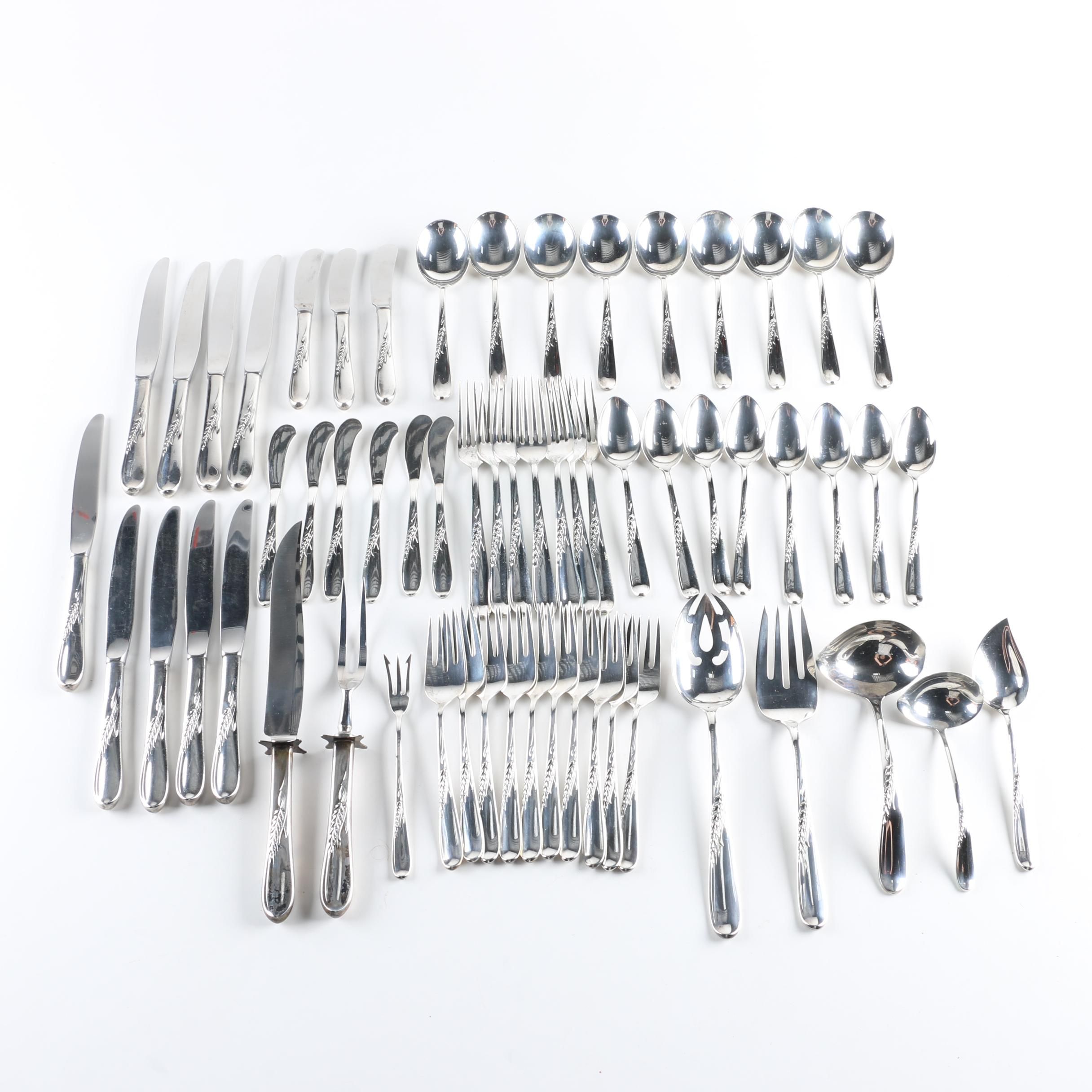 Reed & Barton "Silver Wheat" Sterling Silver Flatware Set